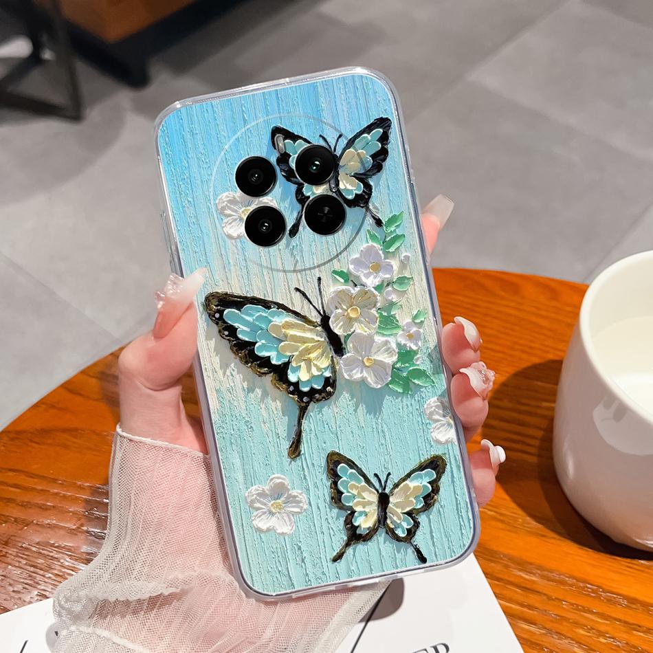 For Oppo Realme 12 Pro Plus Case For Realme12 4G 5G Phone Cover Cute Anime Transparent Soft Slim Protective Bumper Funda Coque