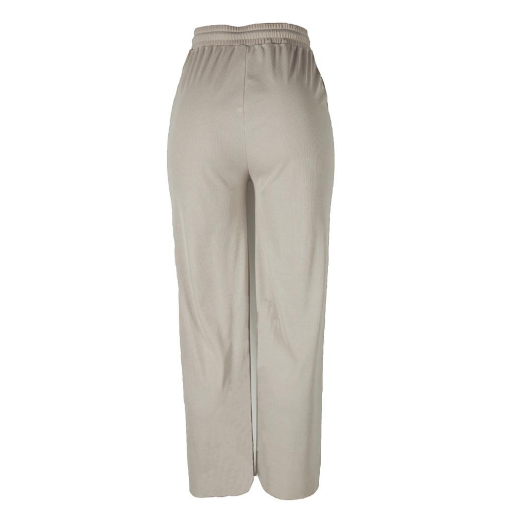 Women's  Color Casual  Loose Super Elastic Large Casual Pants Trouser