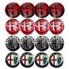 56mm Car Styling Tire Hubcap Sticker Wheel Rim Badge for Alfa Romeo Mito Giulia Giulietta 147 155 156 159 Stelvio 4C Accessories