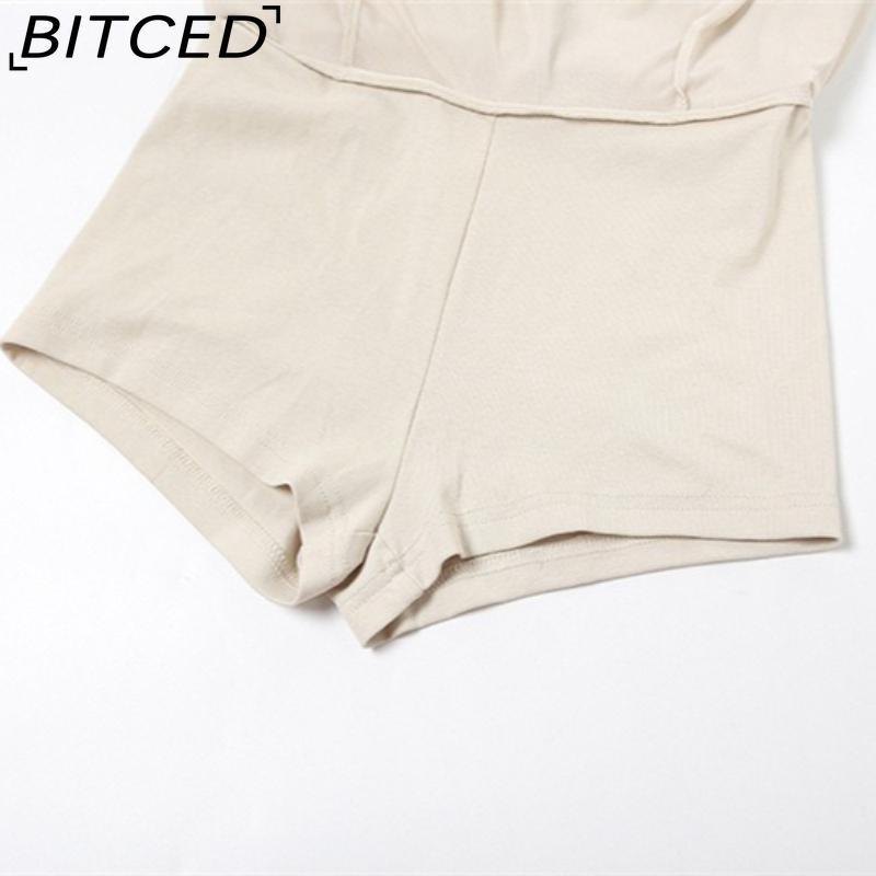 BITCED Summer Women's Solid-Color Slim-Fit Streetwear High-Waisted Asymmetric Skirt