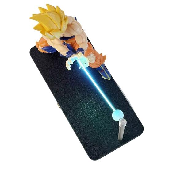 Noční lampička s motivem anime LED stolní lampička s magnetickým stojánkem Stmívatelná LED efekt vlny Dekorace noční lampička