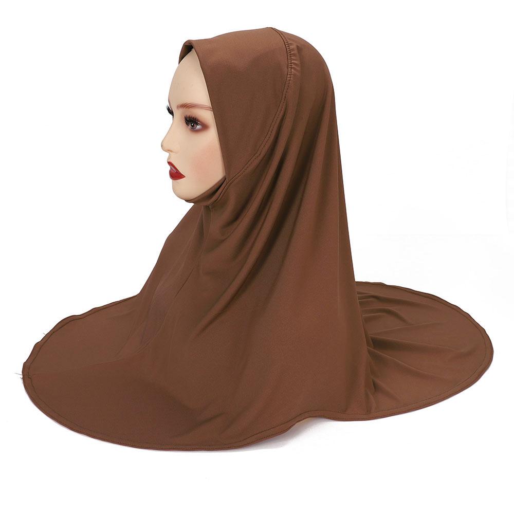 Malaysia Headwraps Caps Turban Ramadan For Fashion Women Muslim Instant Hijab One Piece Shawls Headband Khimar Scarf Femme
