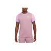 Nike Court Advantage Dri-Fit Comfortable Breathable Stretch Short Sleeve Tennis Shirt Men Tops Dusty-Pink Royal-Pulse White FD5320-523