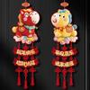 Flocking Chinese New Year Ornament Hanging Tassels Fu Character Decorative  Home Door Decoration