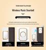 Wireless Waterproof Self-Powered Doorbell for Home with Ultra-Long Range & Battery-Free Remote for Elderly