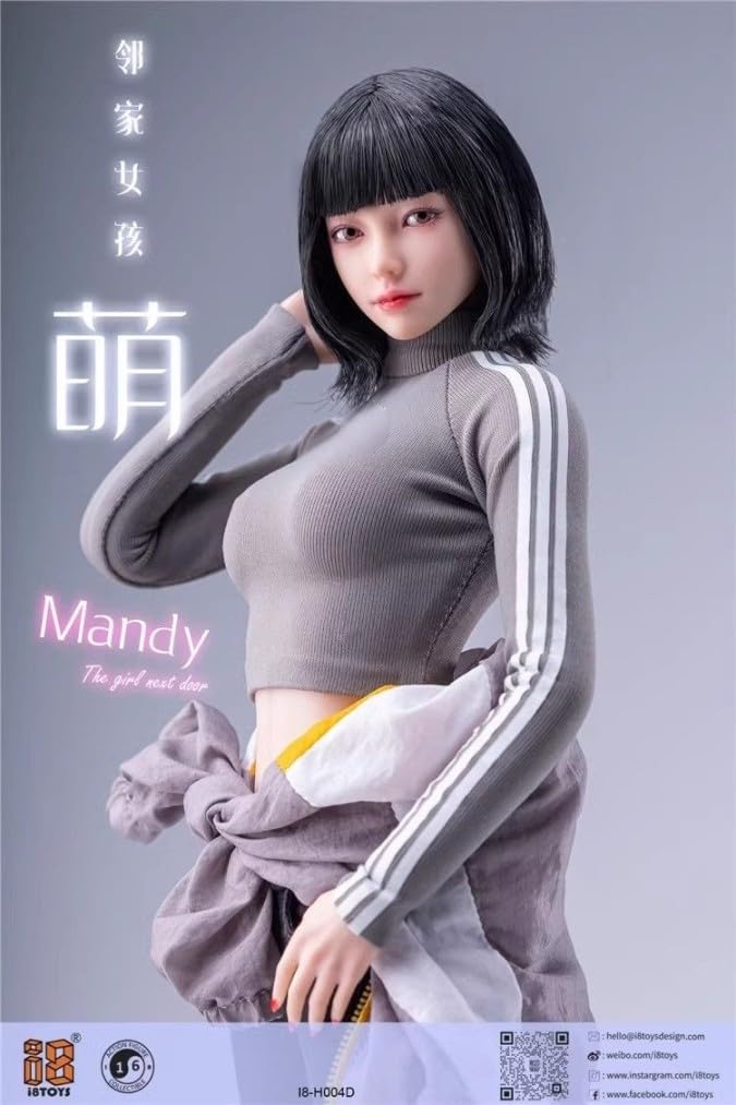 Hračky Koníčky Měřítko Akční Figurka Hlava pro TBLeague i8TOYS Junior Bishoujo Akční Oko Asijská Krása Ženská Hlava a Oblečení Ne & [TOYBARJAPAN] 1/6 Tělo,
