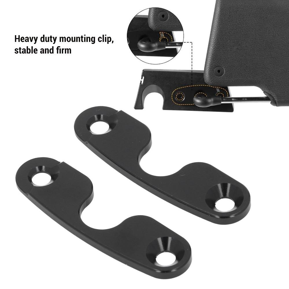 2pcs Heavy Duty Material Sun Visor Repair Kit Aluminum Alloy Visor Kit  Restores Sun Visor Function
