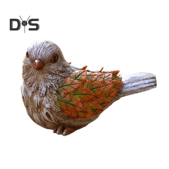 Zahradní list Zvíře Figurka Želva Sova Veverka Králík Liška Ptáček Ježek Šnek Socha Pryskyřice Plastika Zvířátka Dekorace Dvůr Ornament