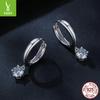50 Points Moissanite Ear Buckle Women, Simple And High-End S925 Sterling Silver Earrings Earrings Mse040