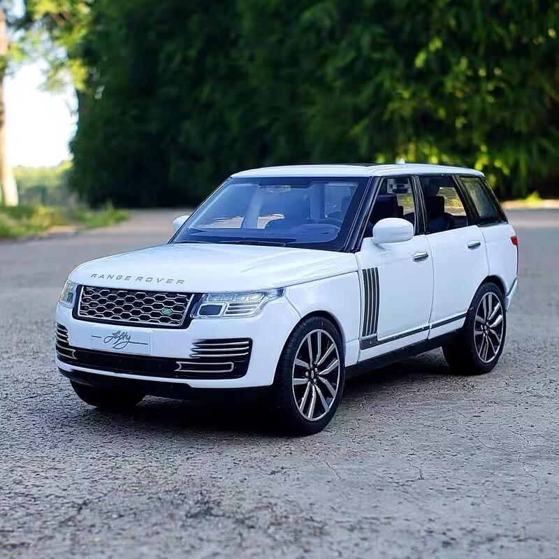 Linyi Toy Car Light 1/24 Range Rover Sports Suv Alloy Car Model Diecasts Metal Toy Off-Road Vehicles Car Model Simulation Sound And Kids Gifts