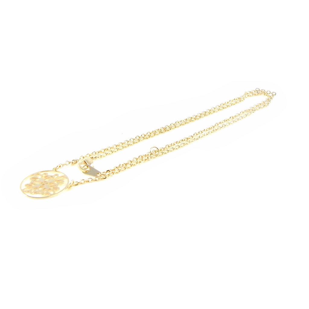 Les Trésors De Lily [H6204] - Collier Plaqué Or 'Chorégraphie' doré - 16 mm