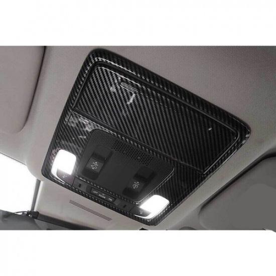 Front Reading Light Switch Cover Trim For Honda CR-V -2024 ABS Carbon Fiber