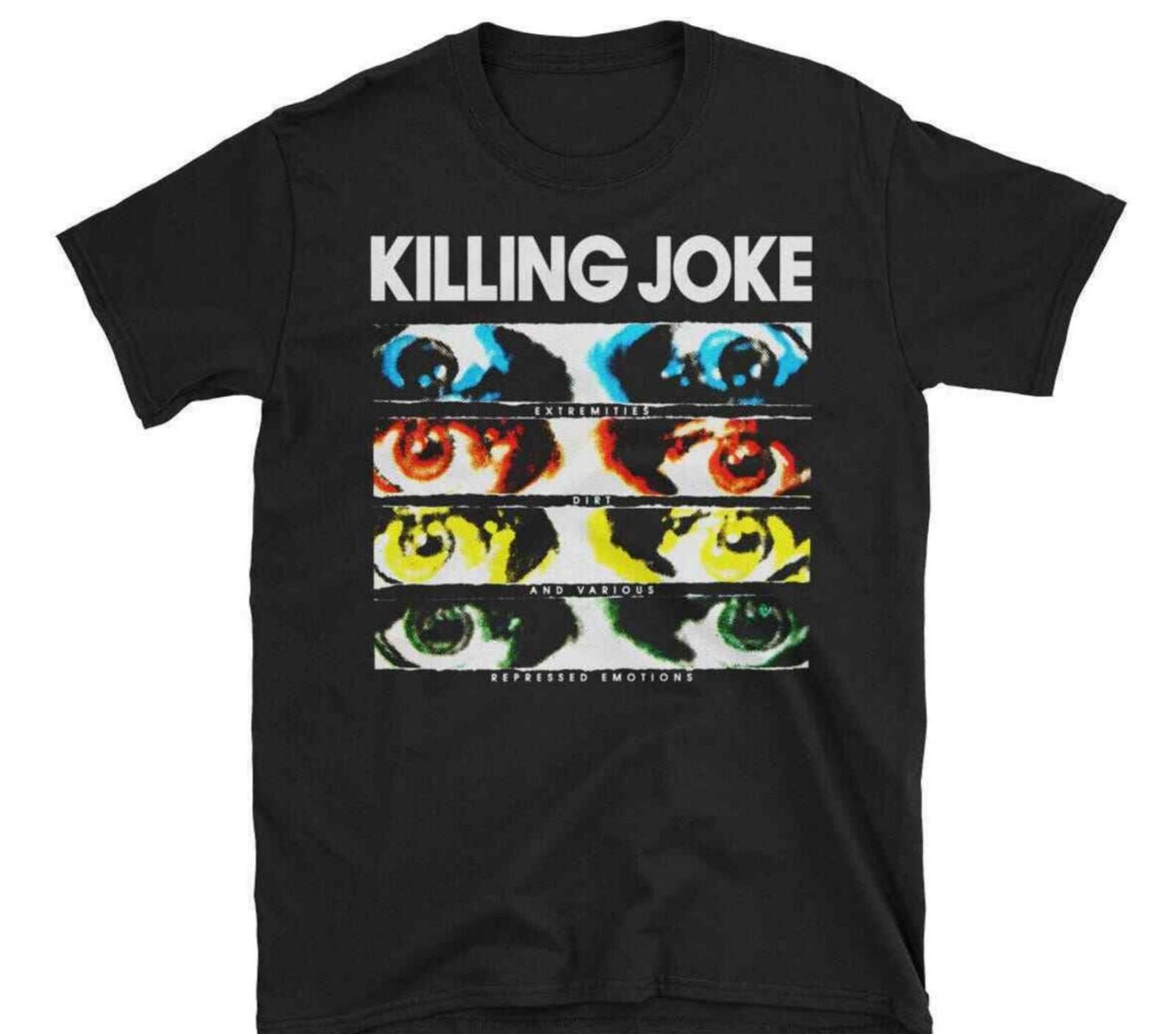 

26 Killing Joke Short Sleeve Cotton Black All Size Unisex Shirt Unisex T-Shirt S разноцветный