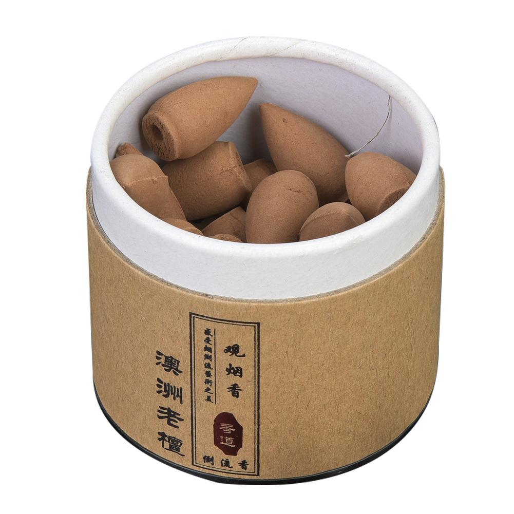 Short Back Flow Smoke Flow Fragrant Grain Sandalwood for Domestic Interior Use(Sandalwood)