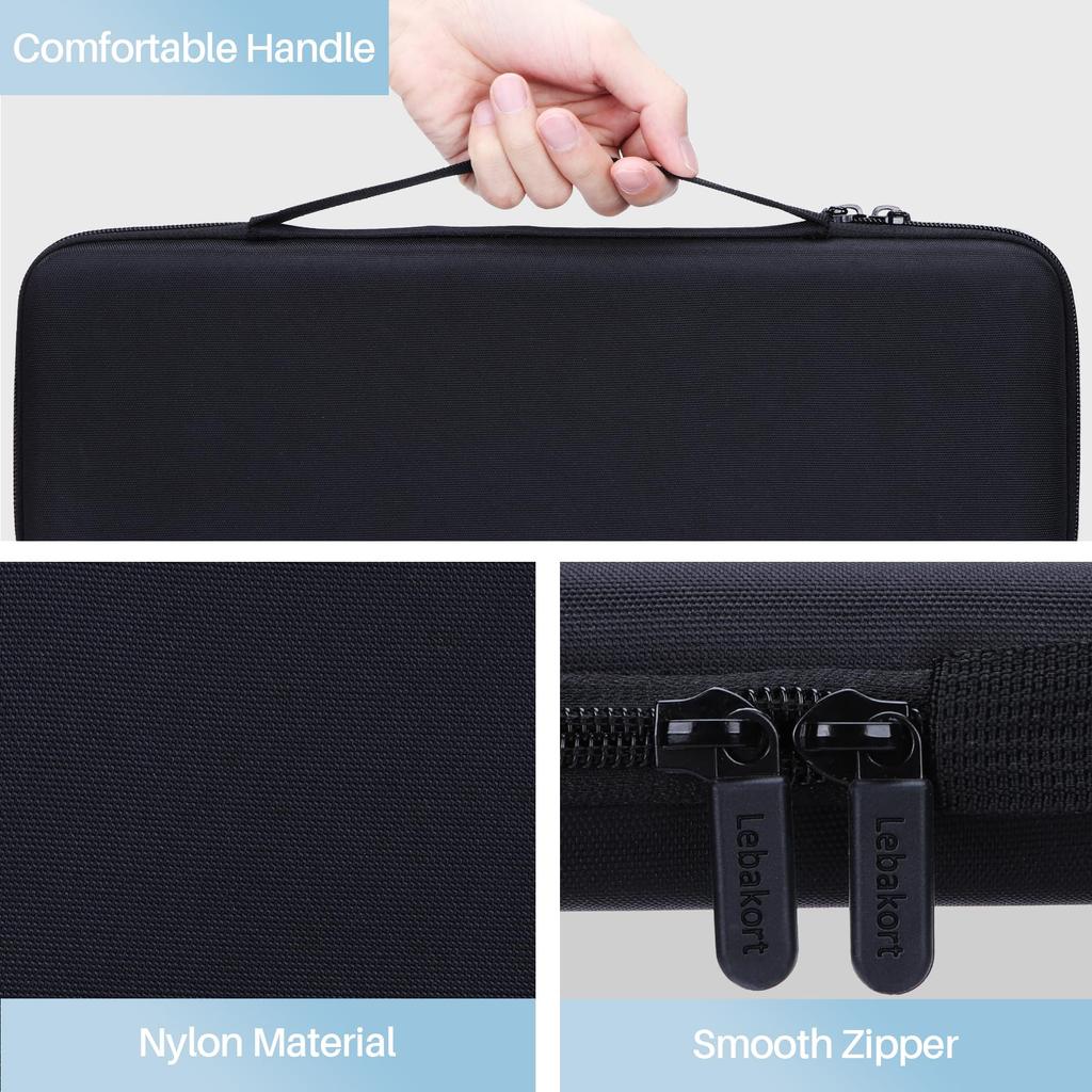 Lebakort Storage Case Compatible with Logitech KX850CL MX MECHANICAL MINI Mechanical Keyboard, MX ANYWHERE 3s, and MX1800 Mouse (Case Only)