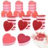 Heart Shape Kitchen Scrub Sponges Non-Scratch Scrub Dish Sponges for Cleaning Effortlessly Clean Your Stovetop Kitchen Supplies