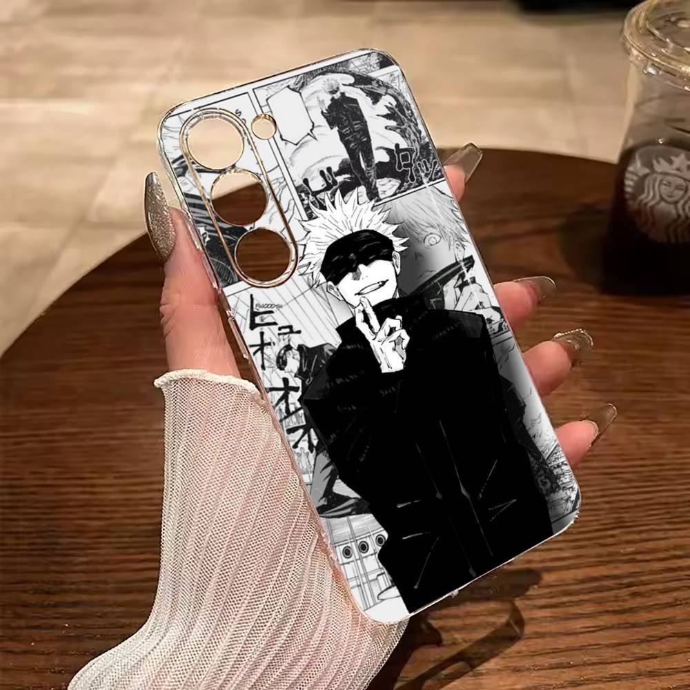 Popular-Anime--Jujutsu -Kaisen Phone Case For Samsung Galaxy A71,A70,A52,A51,A40,A30 Transparent Cover