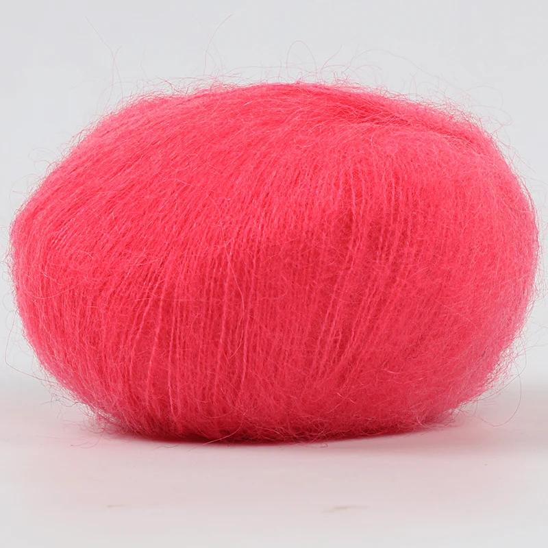 25g/Ball Mohair Hand-woven Diy Material Package Yarn Crochet Skin-Friendly Baby Wool Thread for Knitting Wool Sweater Shawl Yarn