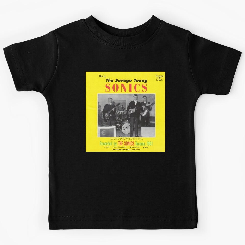 The Sonics – The Savage Young Sonics 1961 Retro Design Kids T-Shirt 150