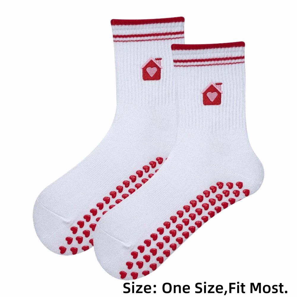 Breathable Pilates Socks Cotton Mid Tube Socks New Yoga Socks Women