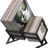 Metal Vinyl Black Records Holder Desktop Display Stand Storage Shelf Home Office Display For Vinyl Record Supplies