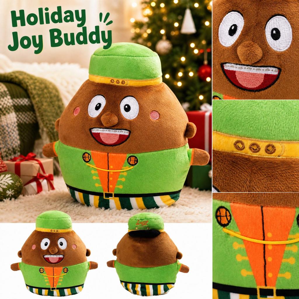 Flipping Walnut Wood Figurine Toy - Interactive Wooden Doll for Kids and Collectors