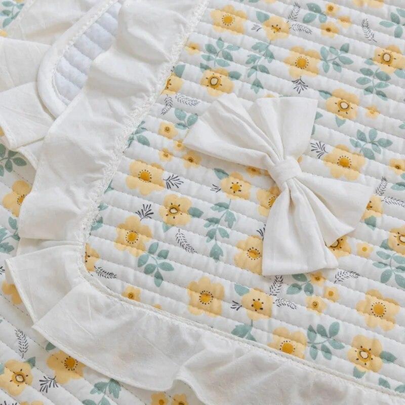 Floral Cotton Sofa Cover Non-slip Corner Sofa Towel Living Room Four Seasons Universal Pet Kids L Shape Couch Mats Home Decor