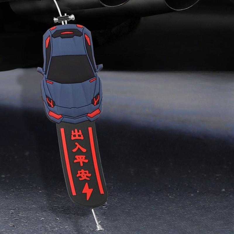 

Полоса заземления от статического электричества для автомобиля, износостойкая утолщенная полоса заземления для отвода статического электричества, декоративный подвес для автомобиля сзади синий