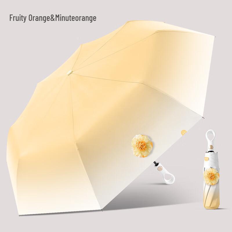 KarLot Gradient Flower Automatic Sun/Rain Umbrella