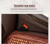 2024 Summer Car Seat Cushion with Wooden Bead Lumbar Support