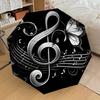 1PC Music Butterfly Umbrella-8-Rib Reinforced, Automatic Open, Lightweight & Durable, Cute Fashion Accessory for Outdoor, Beach, or Casual Use, Beach