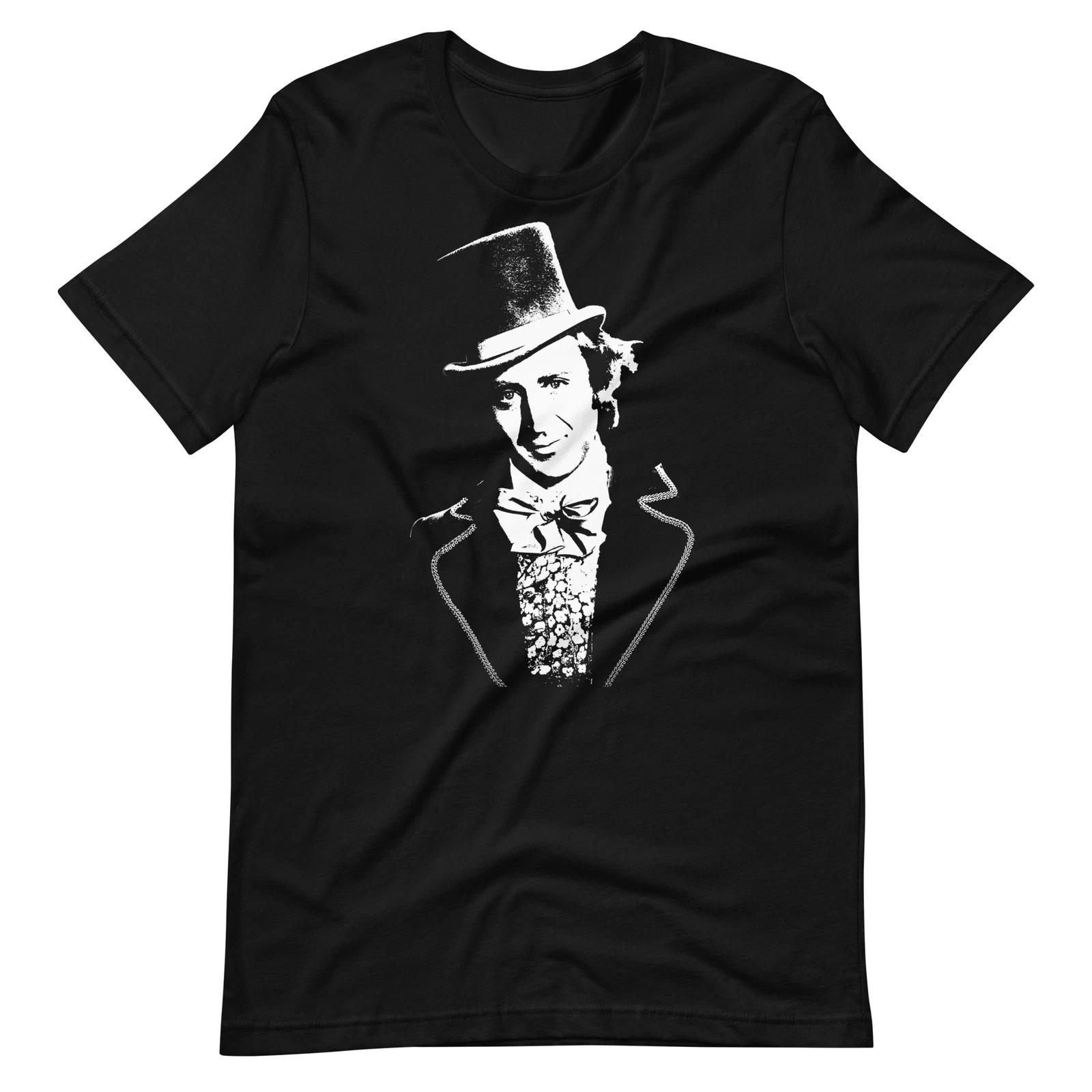 

Gene Wilder Digital Art Portrait Graphic Tee Shirt Unisex 100% Cotton T-shirt Mens Tees Top 3XL