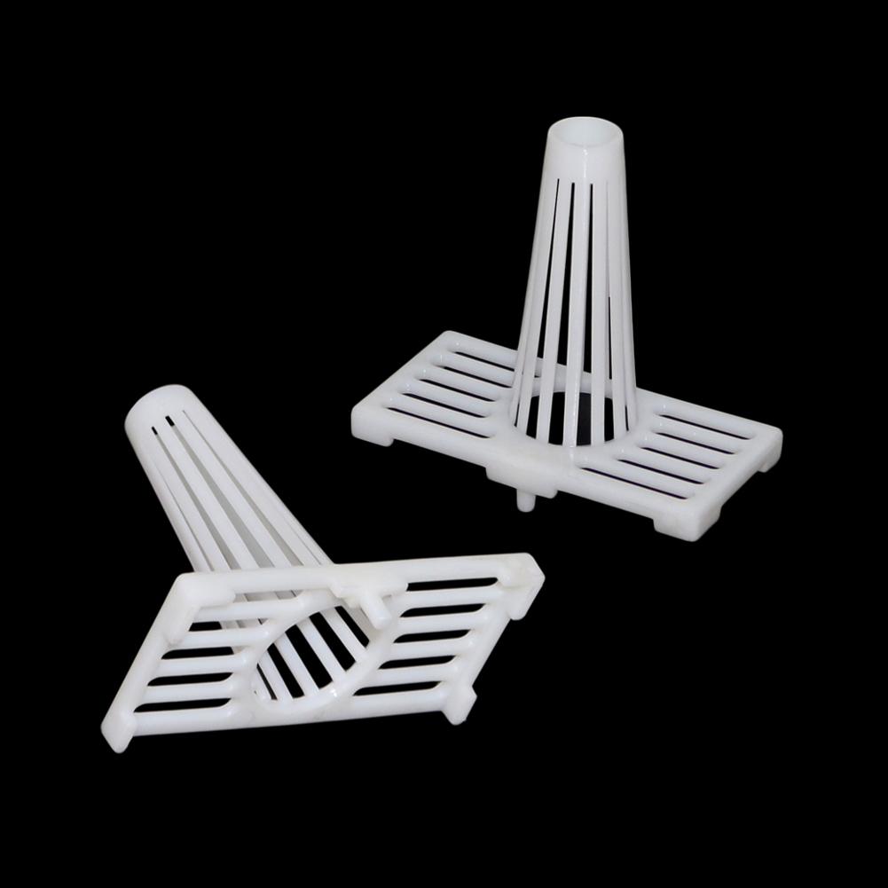 2/10/20/50 Pcs Beehive Door Anti-theft Device Plastic White Protection Beehive Queen Bee Cell Anti-theft Door Beekeeper Tools