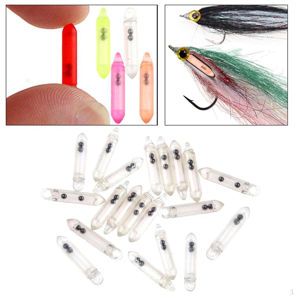 20 Pieces Fishing Rattles Accessories Tackle Easy To Use Freshwater Tools