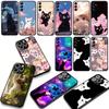 Cartoon Kitten Cat Meow Phone Cover Case for Apple iPhone 16 15 14 Plus 13 12 Mini 17 Pro Max + 16E Air 16+ ProMax Casing