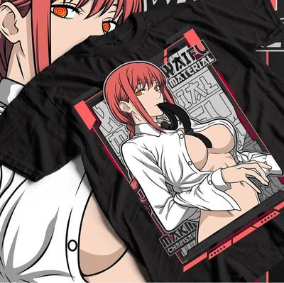 Αντίγραφο Μπλουζάκι Chainsaw Man Makima Waifu - Σέξι Κορίτσι Δαίμονας Anime T-Shirt
