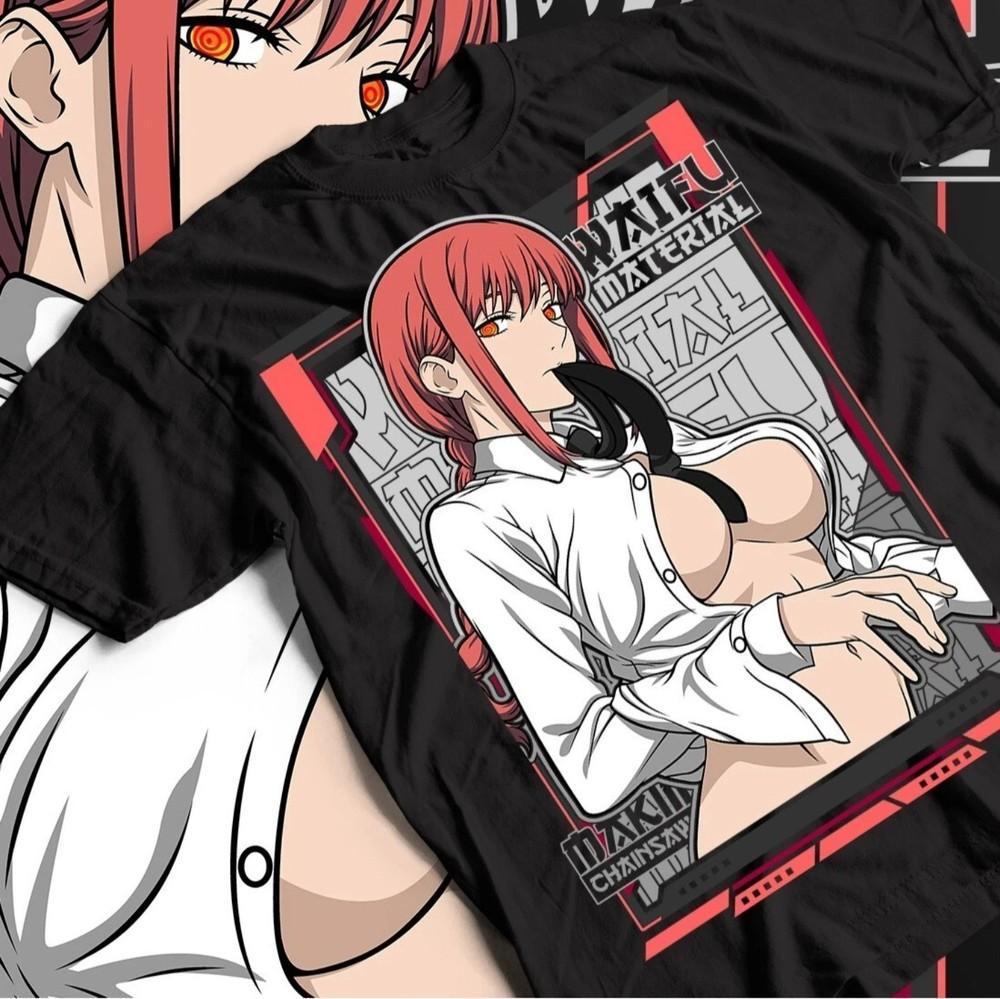 

Copy of Chainsaw Man Makima Waifu T-Shirt - Sexy Anime Devil Girl Tee 3XL