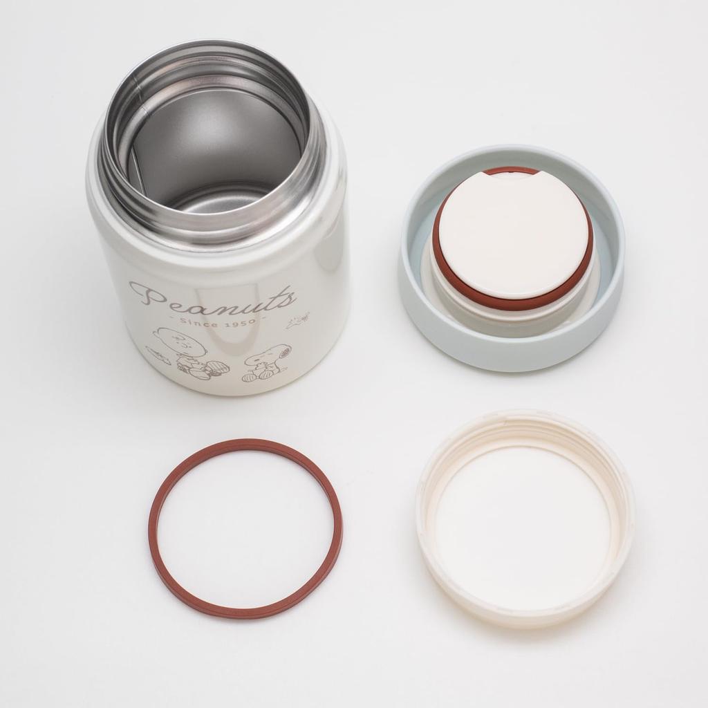 OSK PNS PEANUTS Stainless Steel Insulated Soup Case, 320ml, SWS-7
