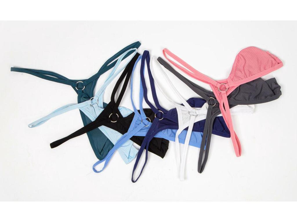 Herren Sexy Low-Rise Mesh String Unterwäsche - E-092