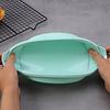 Pink Green Nordic Blue Circular Baking Tray Milk Pancake Chocolate Cake Silicone Baking Mold