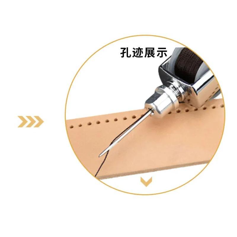 Sewing Needle Leather Sewing Awl Kit Hand Stitcher Set Lock Stitching Hand Stitcher Thread Needles Kit Craft Stitch Tools Home