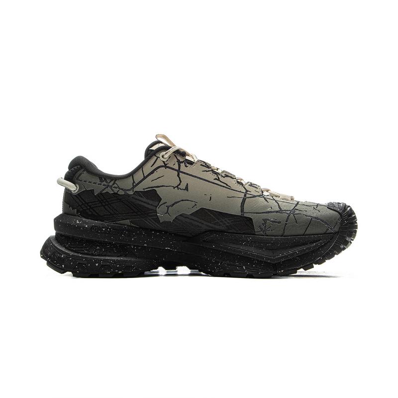 New LiNing CF Su Xingchuan Anti-Slip And Wear-Resistant Support Grip Low-Top Trekking Shoes Unisex Gray Black AHTU025-2