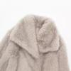 Women's Toka imitation fox fur coat women's autumn and winter new fur fur coat