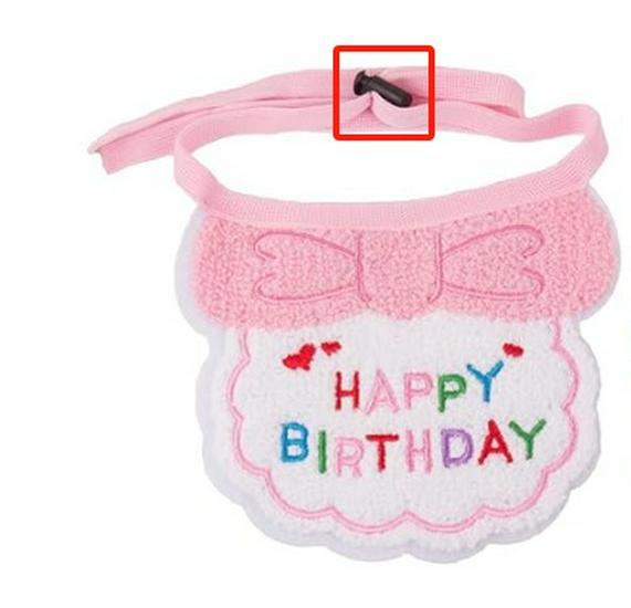 Pet Birthday Bib and Hat Set with Embroidered Bowknot for Cats and Dogs