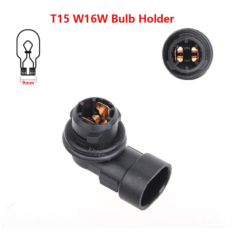 2x Portalampada Luce Freno Supplementare per Auto Per Mercedes Benz Smart 451 T15 W16W Base Porta Lampadina Accessori