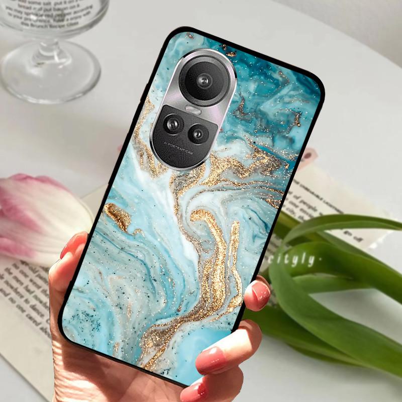 For Oppo Reno 10 5G CPH2531 Case Reno10 Shockproof Soft TPU Silicone Phone Cover For Oppo Reno 10 Pro 5G CPH2525 Funda Cartoon