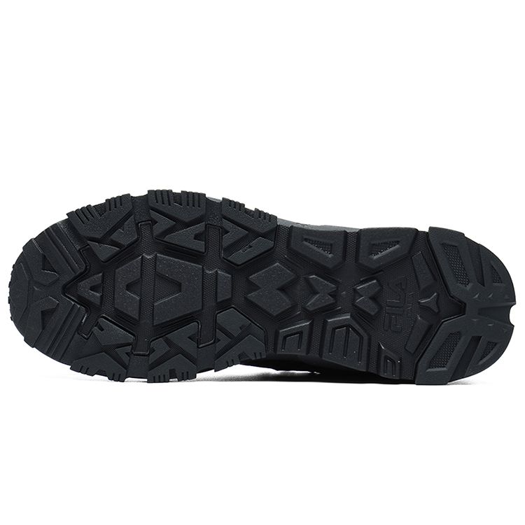 Fila Heritage Stream Retro Fabric Synthetic Leather Low-Top Training Running Shoes Women Sneaker Black F12W144127FBK