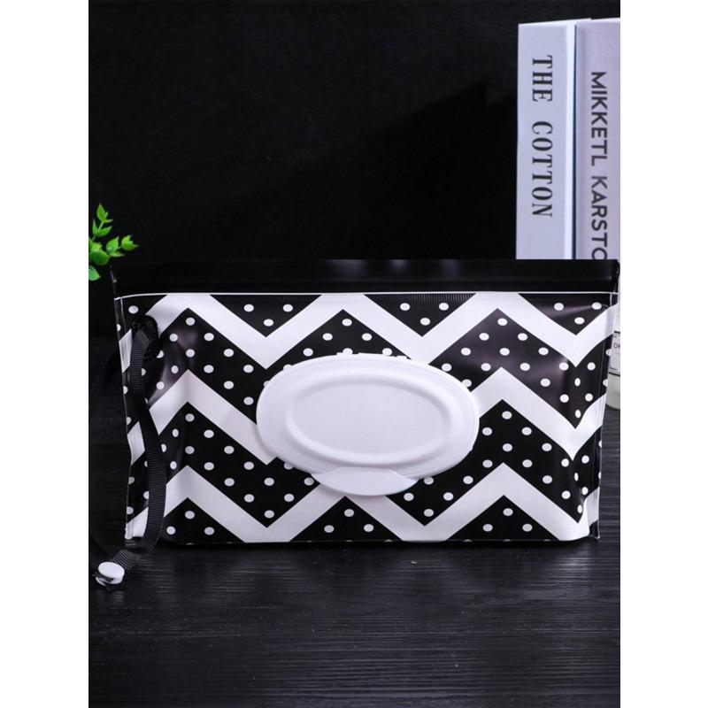 Reusable Wet Wipes Dispenser, Portable Wet Wipes Bag, Travel Wet Wipes Holder Pack of 1