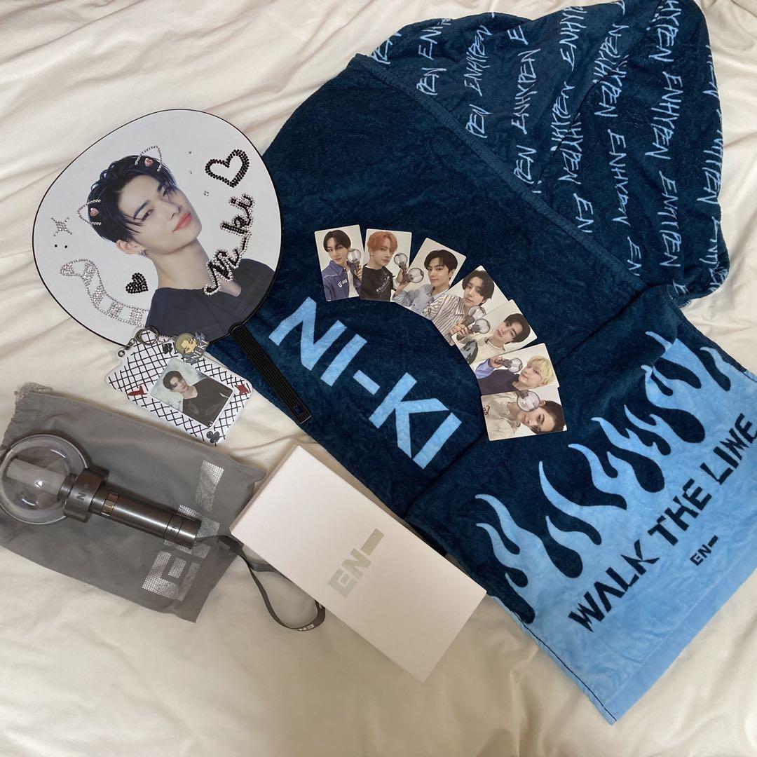 

[USED] ENHYPEN Niki merchandise, trading cards, penlights, fans
