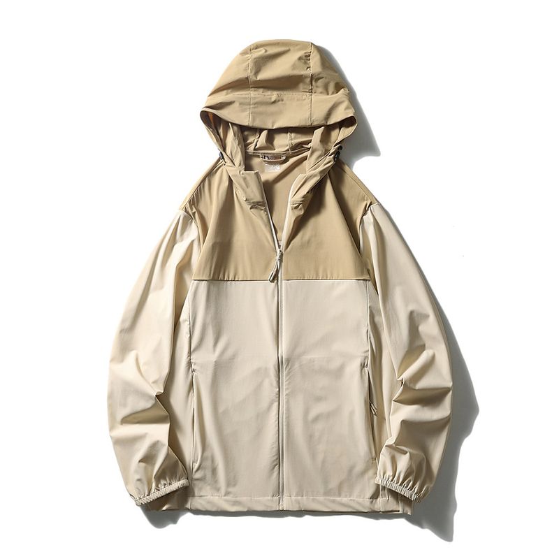 Outdoor Mountain-Style Ultra-Thin Breathable Ice Silk Cool Sun Protection Clothing Men's Summer Fishing Jacket Foreign Trade Men's Skin Jacket
